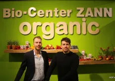 Robbin Lansbergen en Geoffrey Harreman van Bio-Center Zann